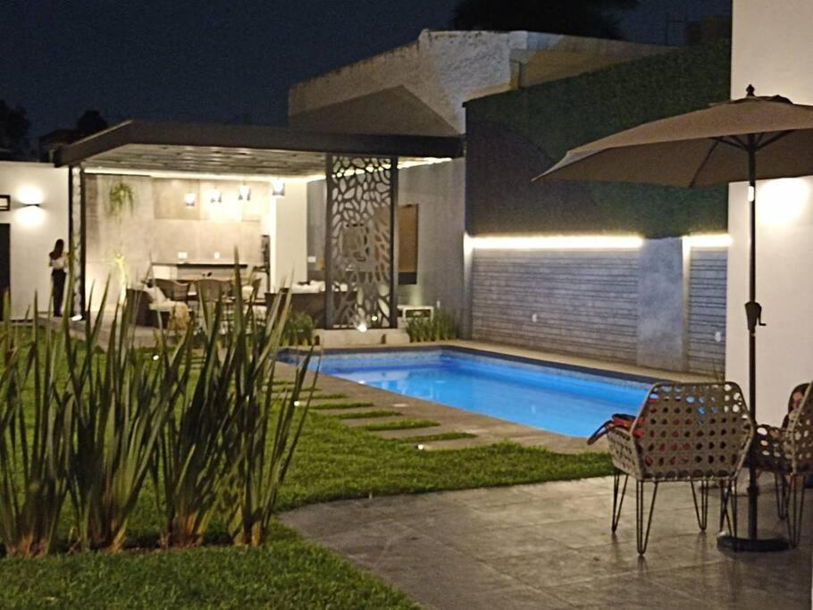 Casa Familiar Con Alberca Privada Climatizada Villa Guadalajara Exterior foto